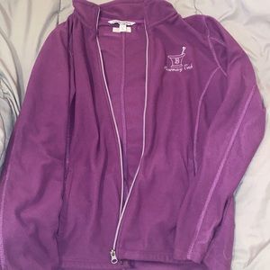 Fleece zip up jacket
